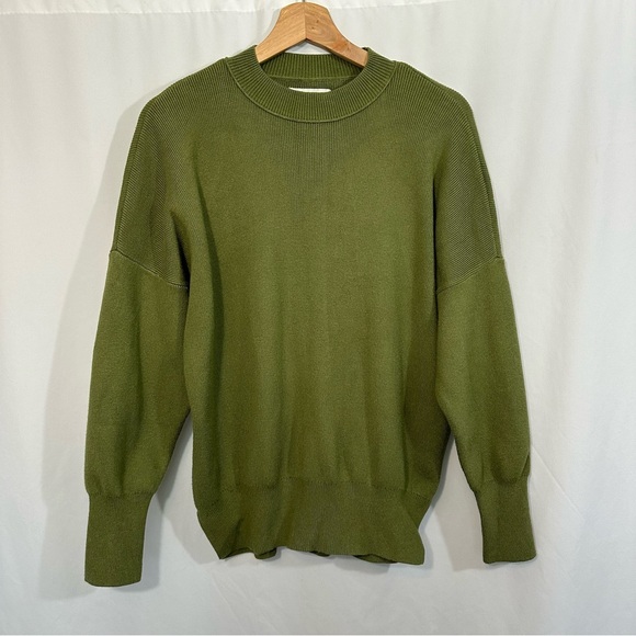 Abercrombie & Fitch Sweaters - Abercrombie and Fitch Soft A&F Collection Knit Sweater in Olive Green